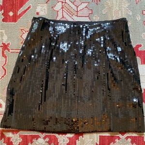 NWT - J. Crew  Women’s Black Sequin Mini Skirt Size 4